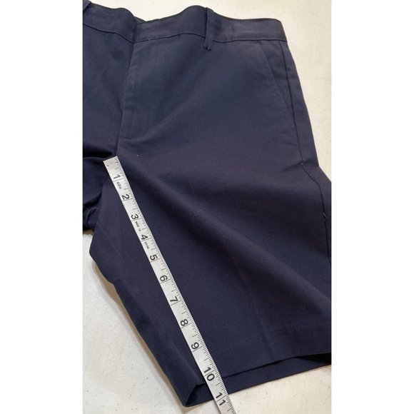 George Brand Navy Blue Flat Front Shorts Cotton Blend Boy's Size Husky 12 (NWT) - Picture 14 of 16